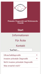 Mobile Screenshot of feindiagnostik-berlin.com